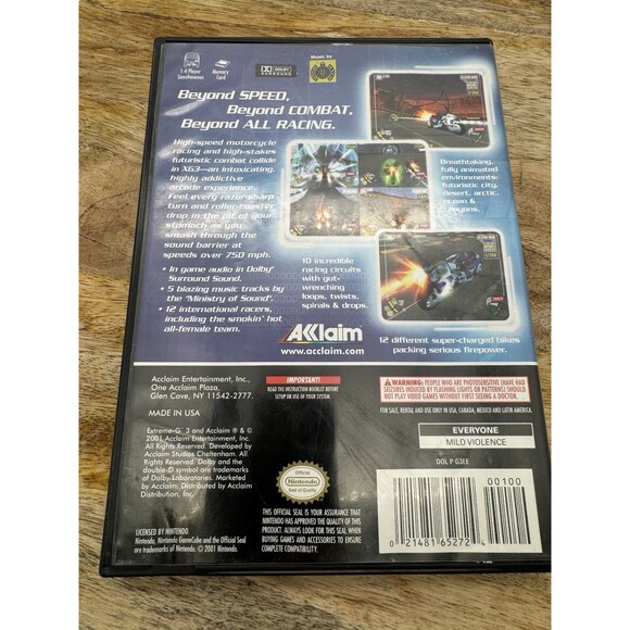 XGIII: Extreme G Racing (Nintendo GameCube, 2001) - Picture 2 of 4